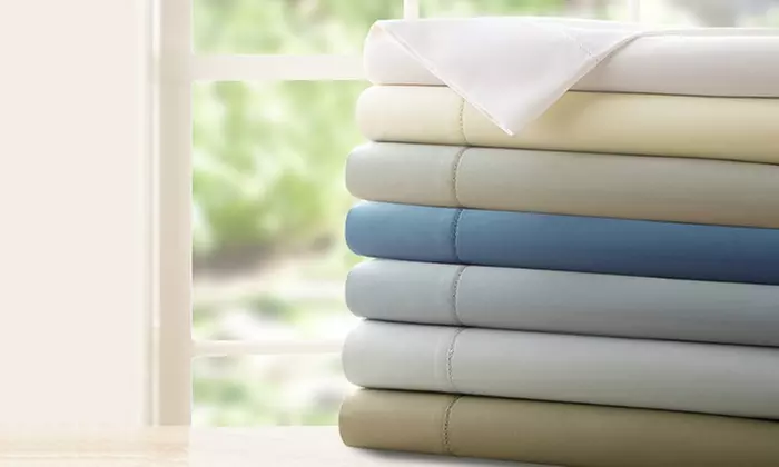 Symphony Collection 1,200 Thread Count Finest Combed Cotton-Rich Sheets Set - Primary Image