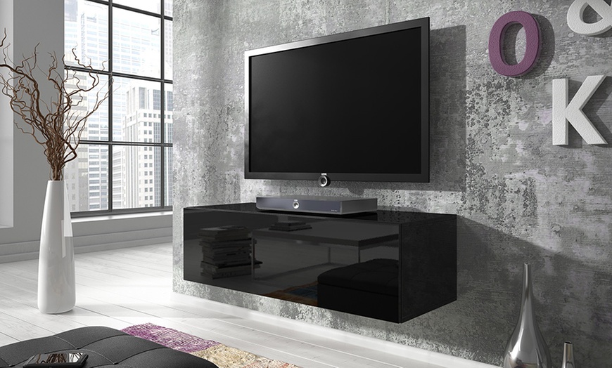 Image 15: E-Com Rocco Floating TV Unit