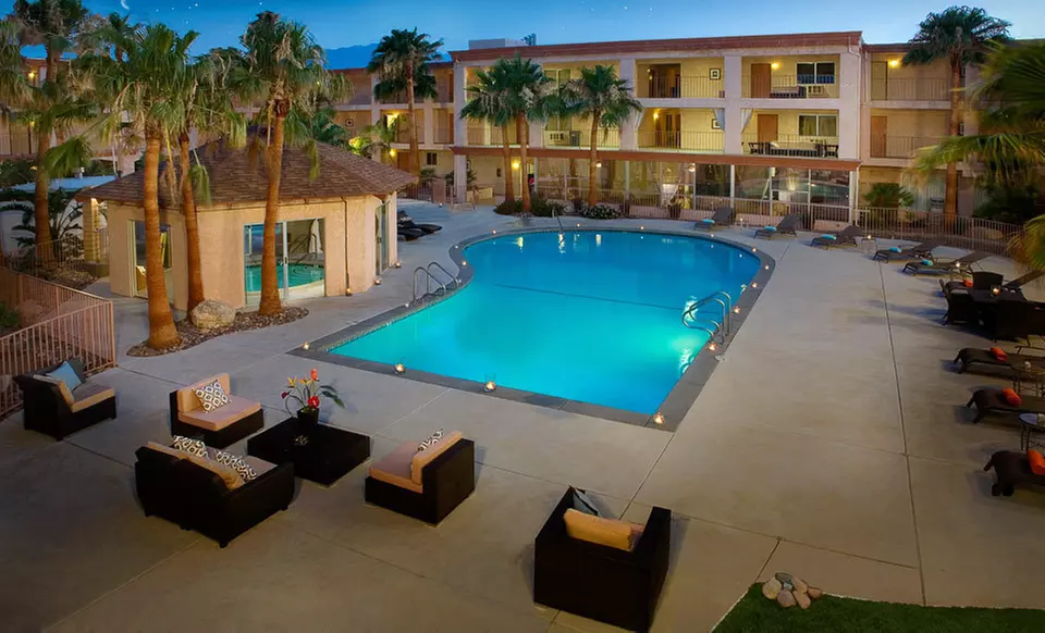 One- or Two-Night Stay at Aqua Soleil Hotel & Mineral Water Spa in Greater Palm Springs, CA - Primary Image
