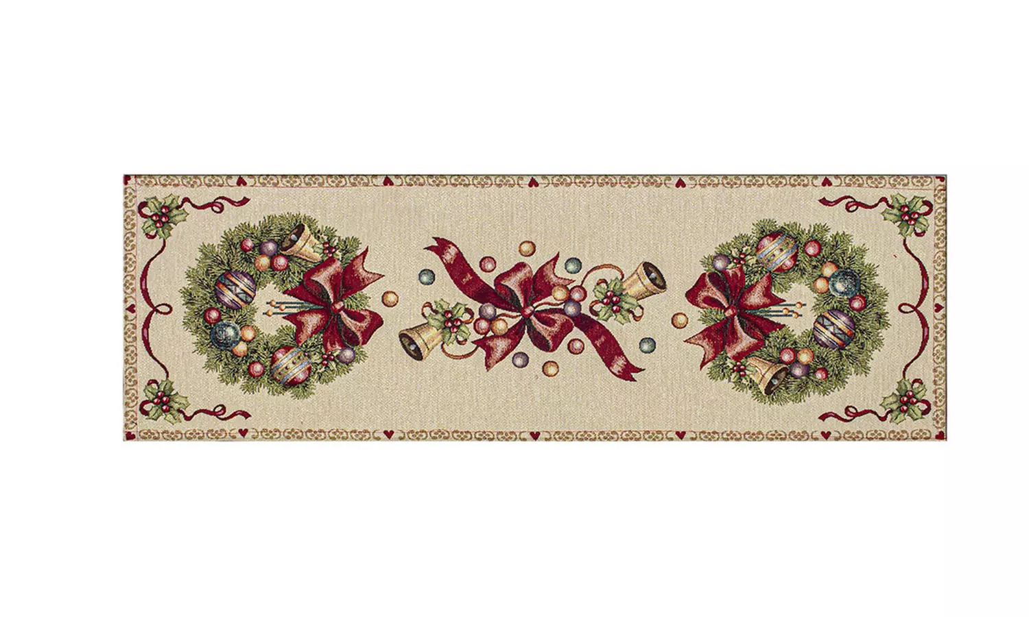 Centrotavola Natalizio in tessuto gobelin