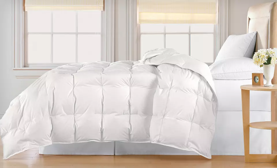 $49.99 for All Seasons Down-Blend Comforter ($199.99 List Price). Multiple Colors Available. Free Shipping and Returns. - Primary Image
