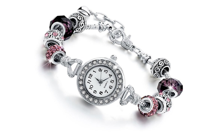 Image 2: Women's Bead Charm Watch