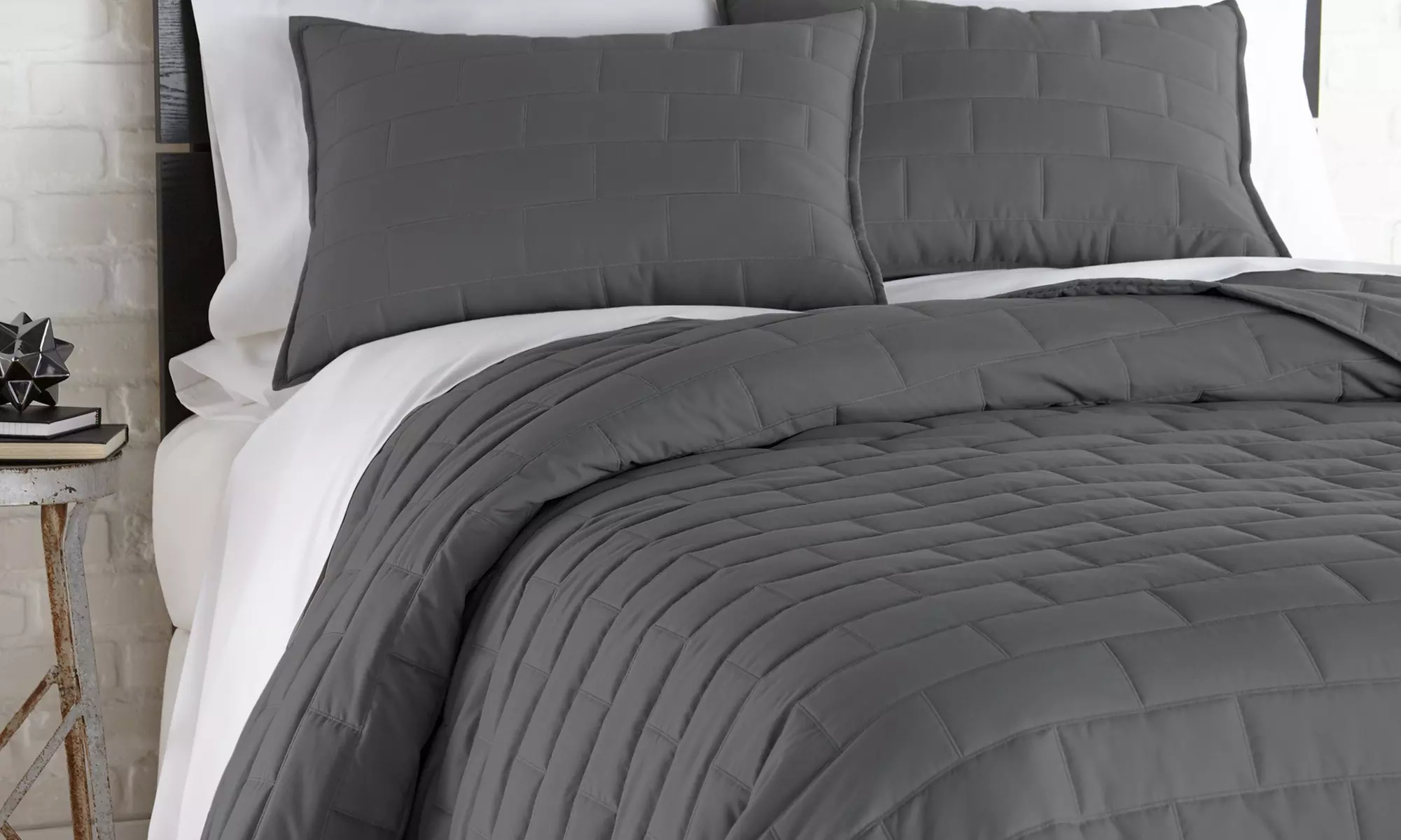 Soft Microfiber Quilt Set (2- or 3-Piece) - Primary Image