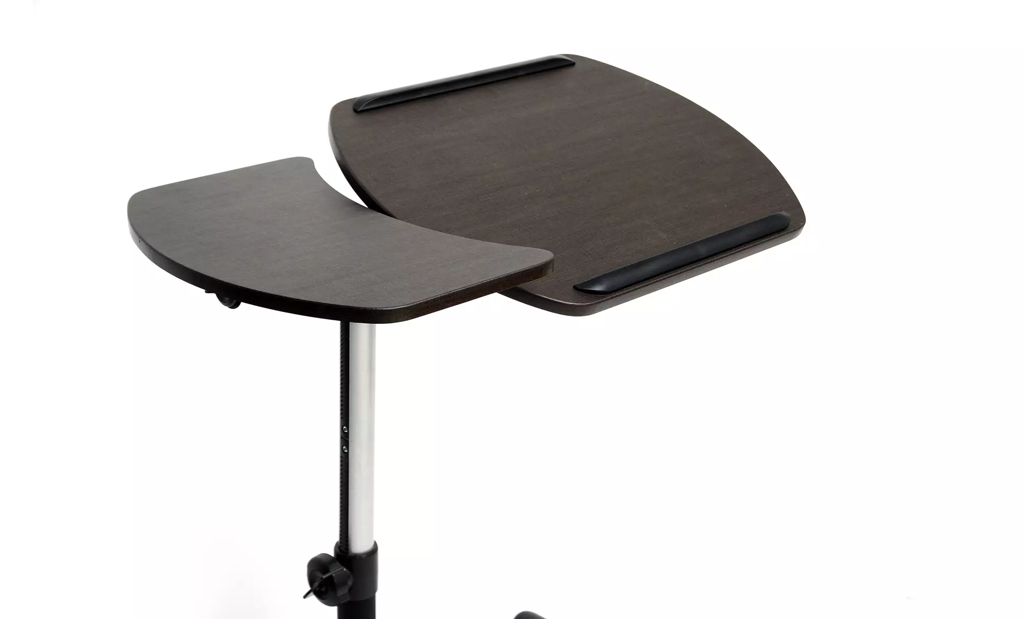Olsen Brown Wheeled Laptop Tray Table with Tilt Control - Second Medium