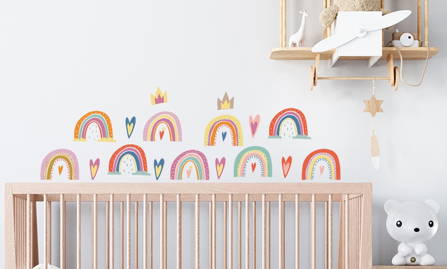 Image 9: Rainbow Wall Stickers