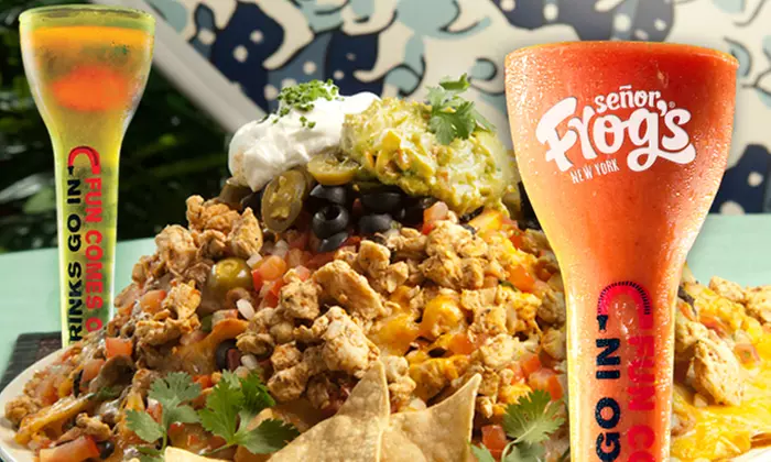 Mexican Lunch and Drinks for Two or Two Yard Drinks at Señor Frog's Times Square (Up to 60% Off) - Second Medium