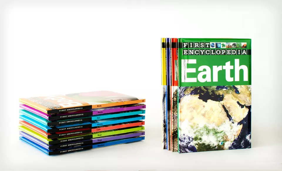 $26.99 for a Set of 12 First Encyclopedia Hardcover Books ($155.88 List Price). Free Shipping and Free Returns. - Primary Image