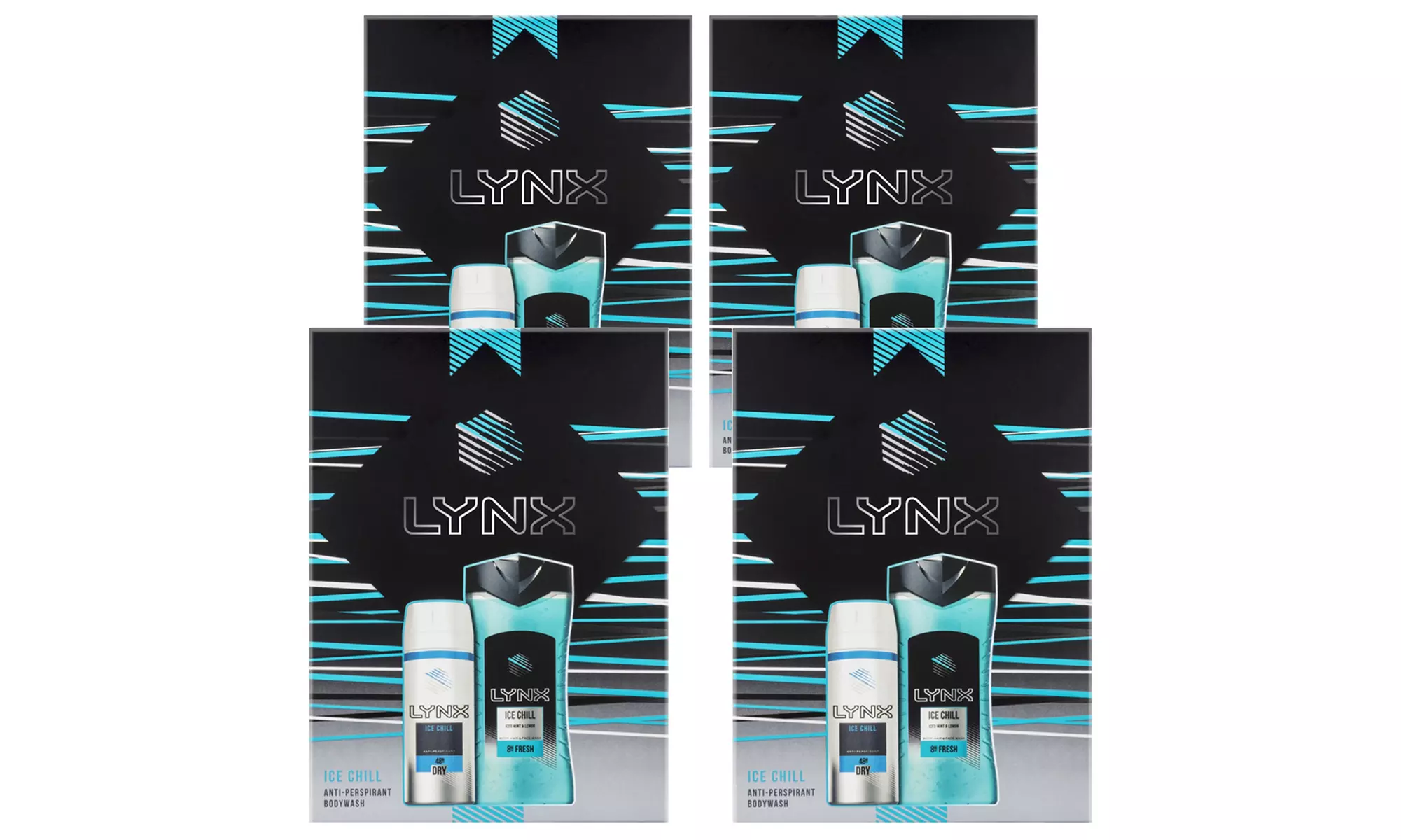 1, 2, 3 ou 4 sets cadeau Lynx Ice Chill Duo - Second Medium