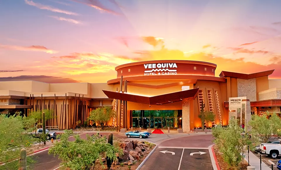 1-Night Stay for Two with Play Vouchers at Vee Quiva Hotel & Casino in Laveen, AZ (a suburb of Phoenix) - Primary Image