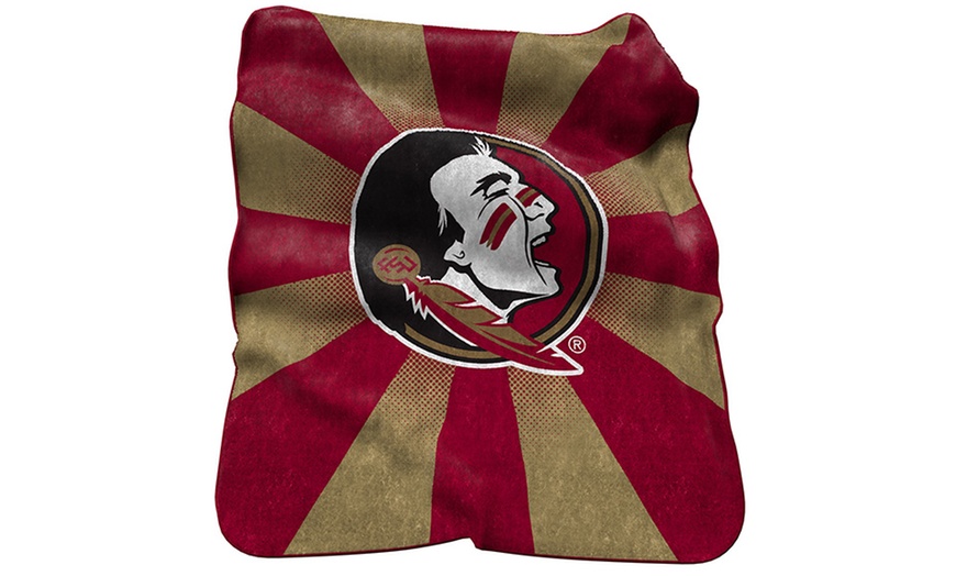 NCAA Raschel Throw Blanket | Groupon Goods