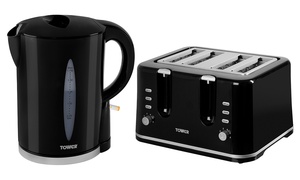 Tower Kettle and Toaster Set