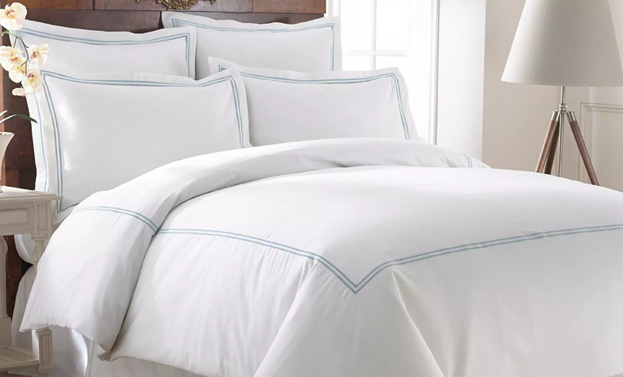 Italian Hotel Collection 600-Thread-Count Finest Combed Cotton-Rich Duvet Sets (3-Piece) - Primary Image