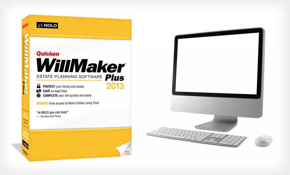 $24 for Quicken WillMaker Plus 2013 Software ($69.99 List Price). Free Shipping and Free Returns. - Primary Image
