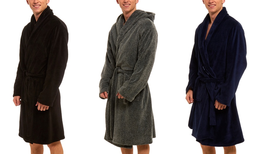 adidas dressing gown mens