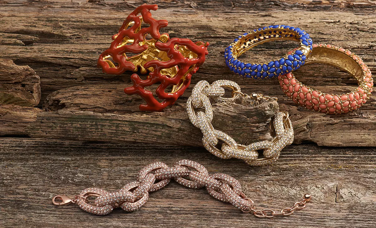 Kenneth Jay Lane Bracelets from $59. Assorted Styles and Colors. Free Shipping and Returns. - Primary Image