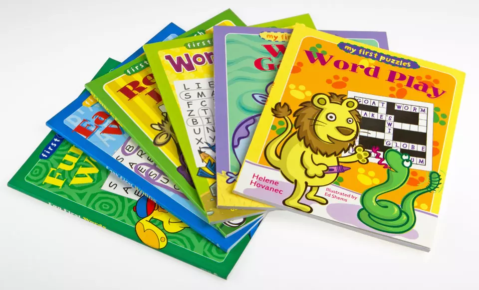$11.99 for a Set of Six “My First Puzzles” Word-Puzzle Books ($23.99 List Price). - Primary Image