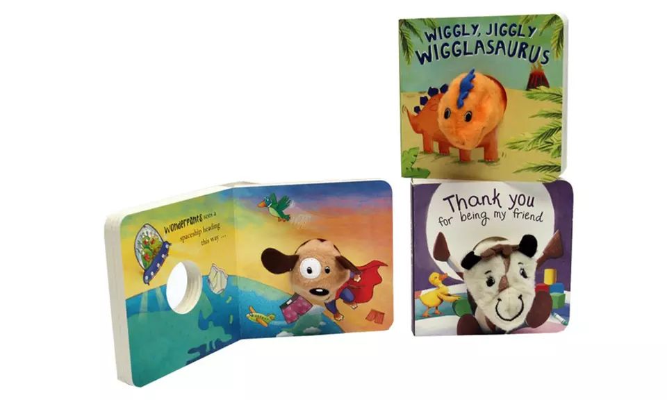 Funny Finger-Puppet Book Set (3-Pack) - Second Medium