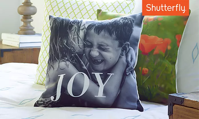 Custom 16x16 Indoor Pillow or 20x20 Outdoor Pillow from Shutterfly (Up to 67% Off)  - Primary Image