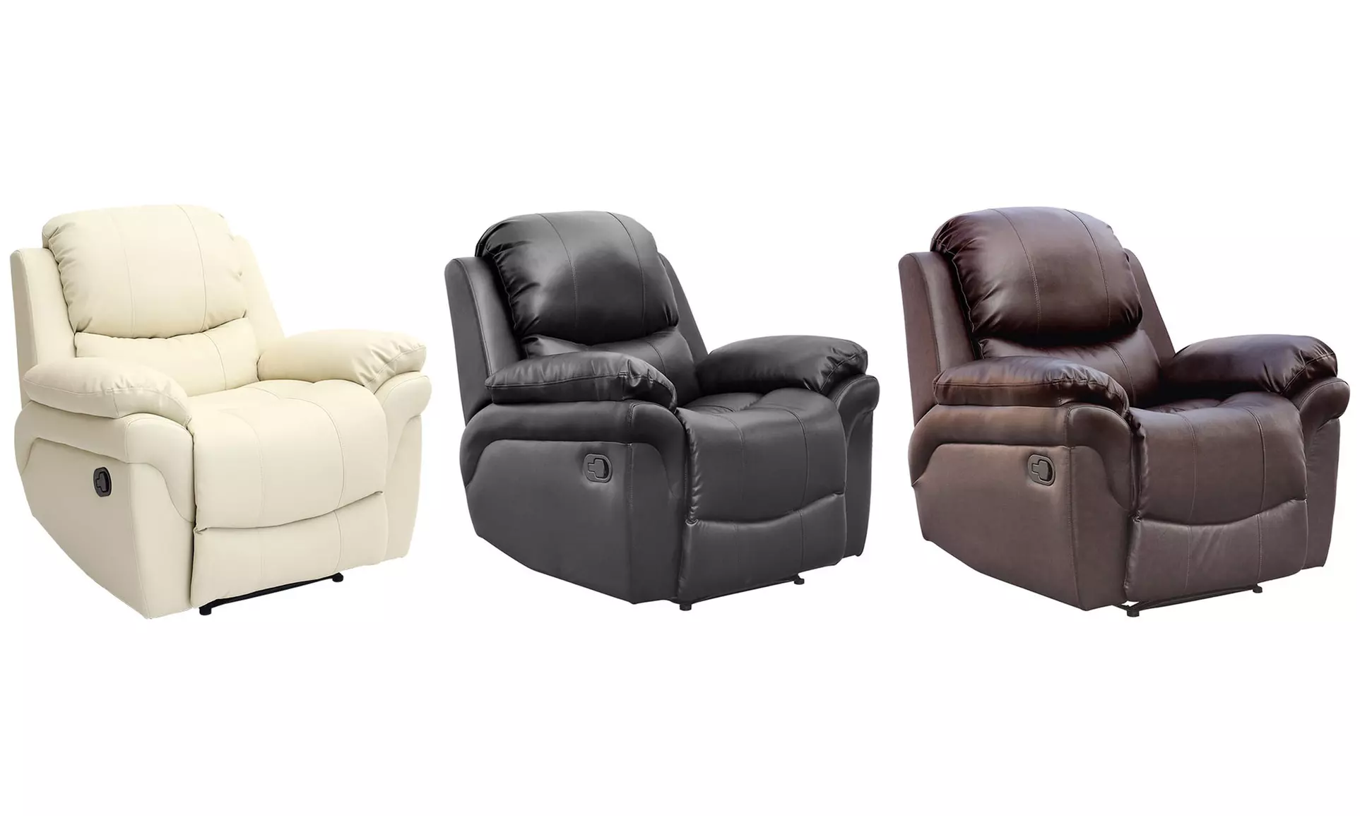 Madison Manual Recliner Chair from £159.98 (60% Off) with Free Delivery - Primary Image