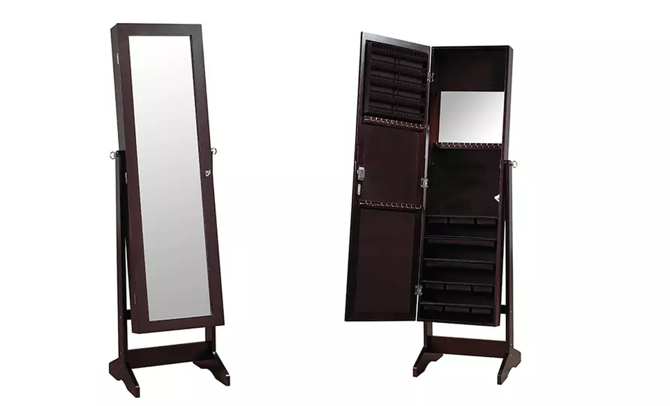 Freestanding Mirror and Jewelry Cabinet - Second Medium