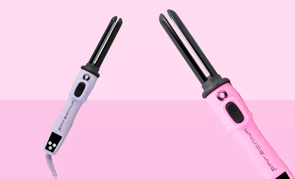 $25.99 for an EZCurler Spinning Ceramic Curling Wand in Pink or Violet ($89 List Price) - Primary Image
