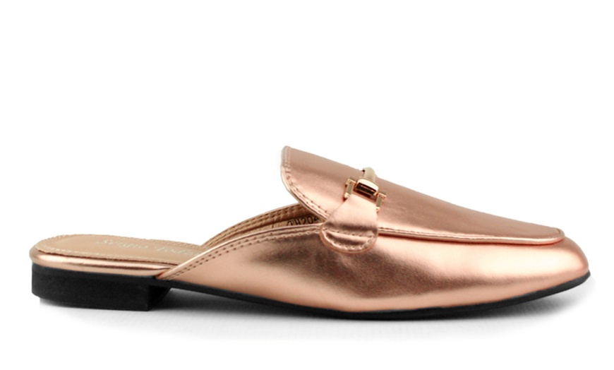 Image 7: Backless Loafer Mules