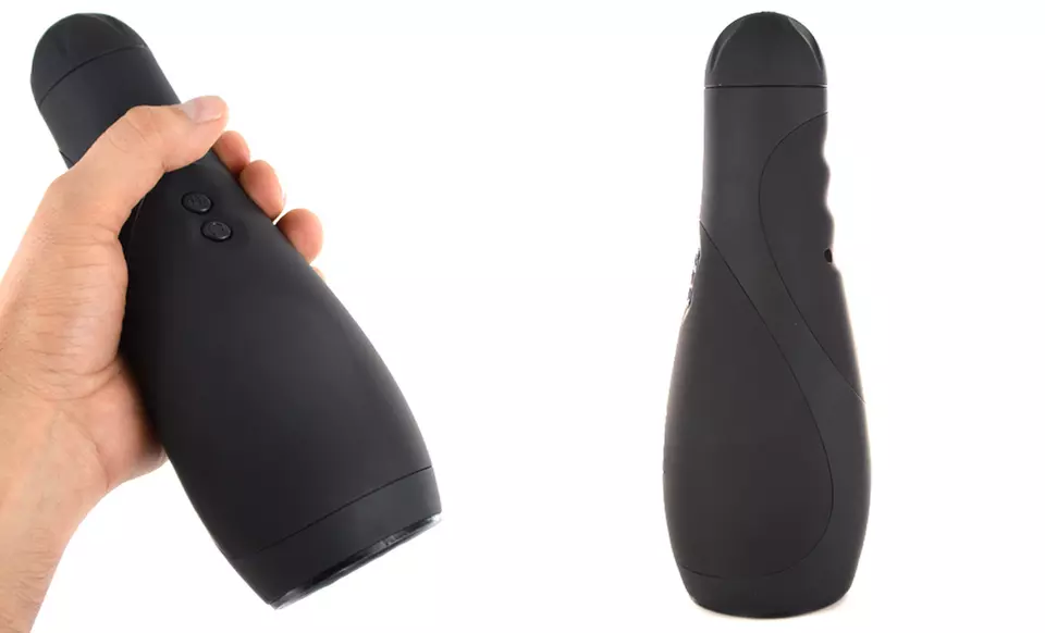 Vibra Head Vibrating Auto Stroker with Shower Attachment - Primary Image