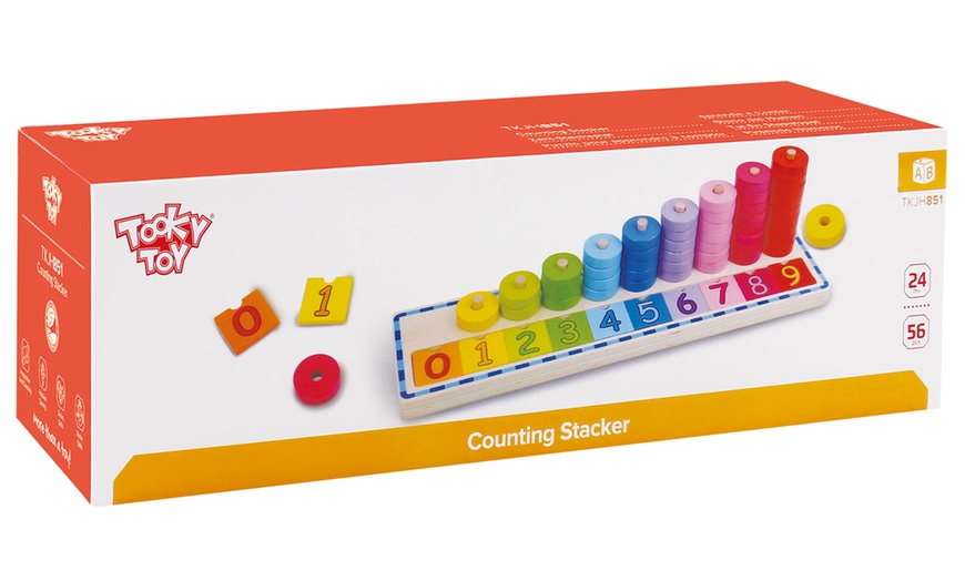 Image 4: Tooky Toys Counting Stacker