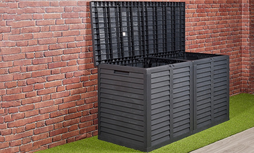 Image 2: 750L Garden Plastic Storage Outdoor Box 