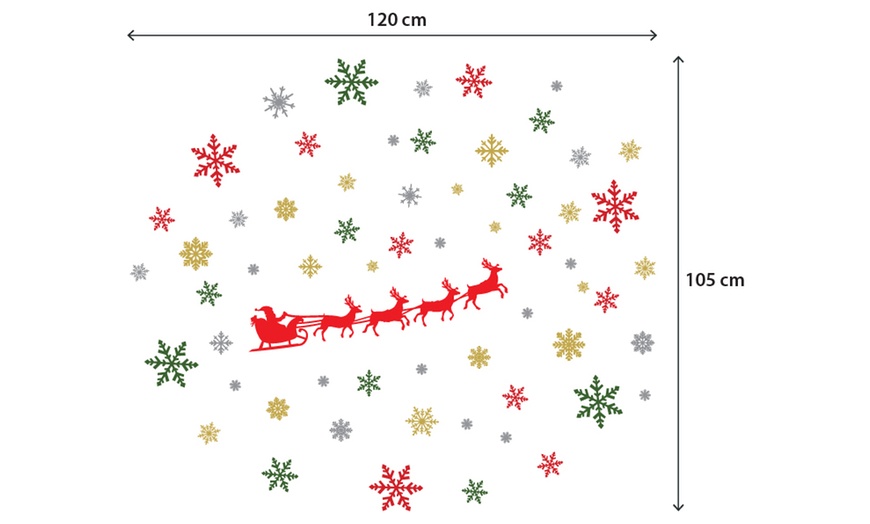 Image 6: Set de pegatinas navideñas