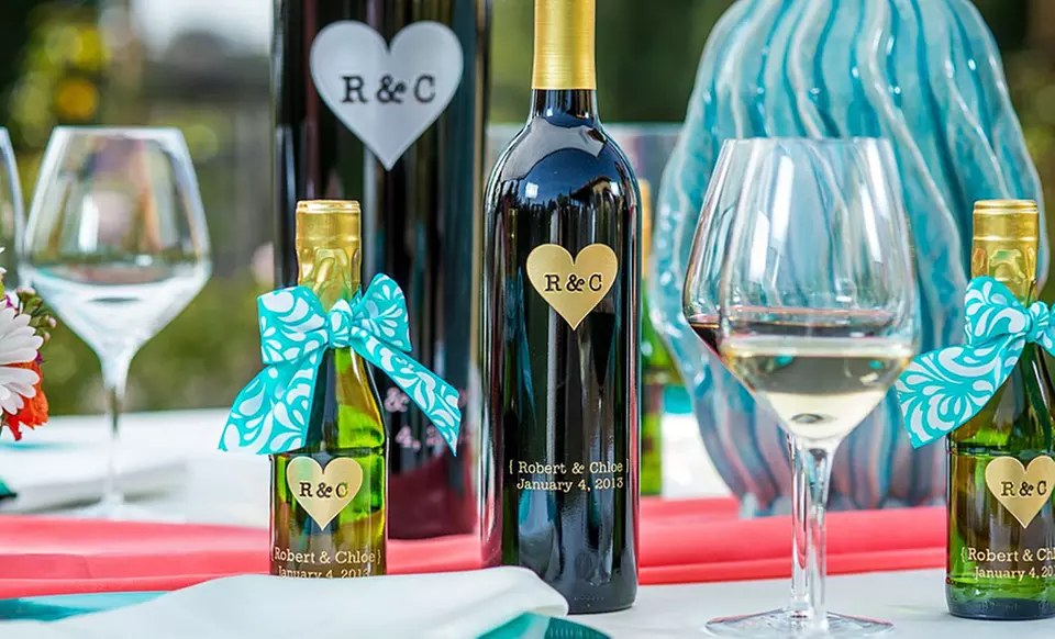 One or Two Custom-Engraved Bottles of Wine from Miramonte Winery (Up to 52% Off) - Primary Image