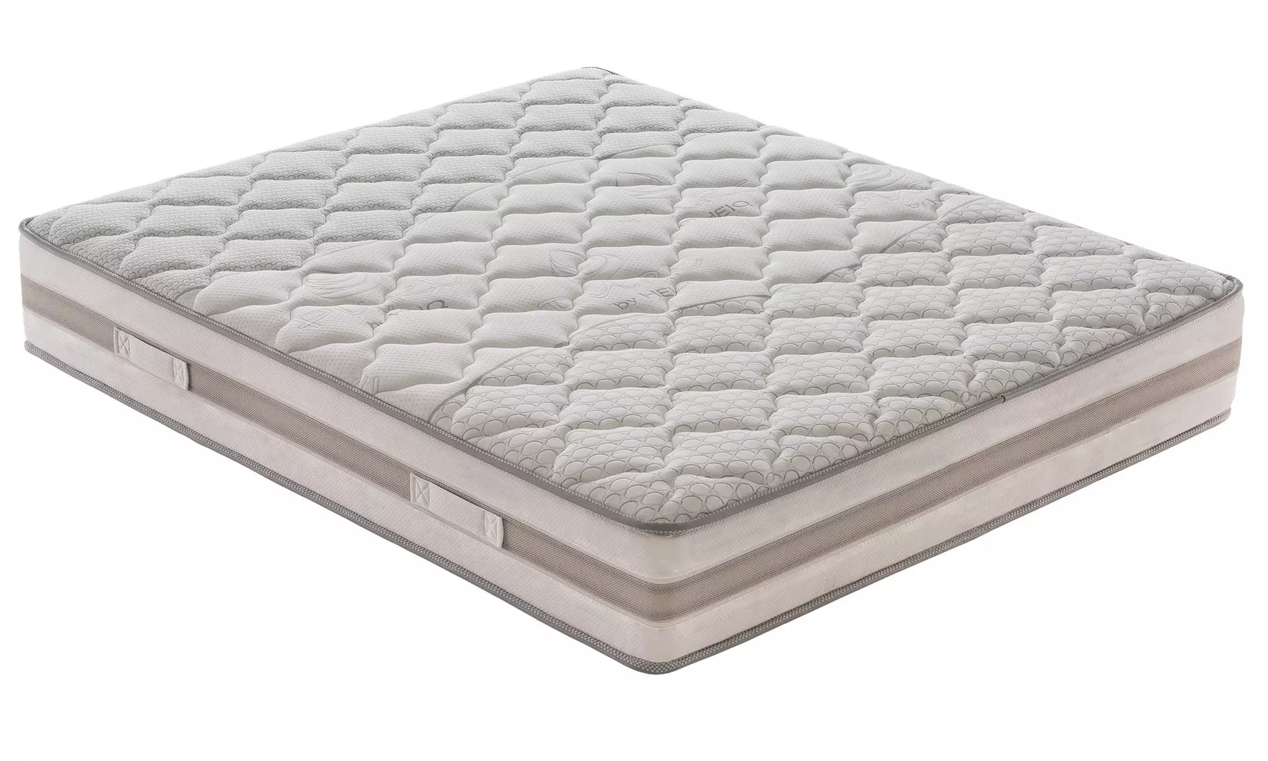 Matelas à ressorts ensachés avec 13 zones de mousse à mémoire de forme