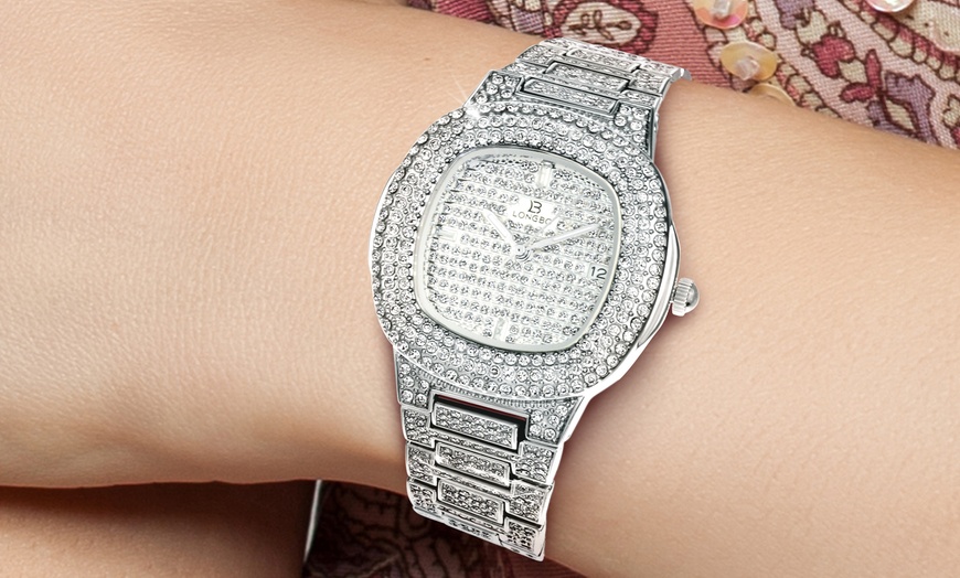 Image 6: Montre avec cristaux de SC Crystal