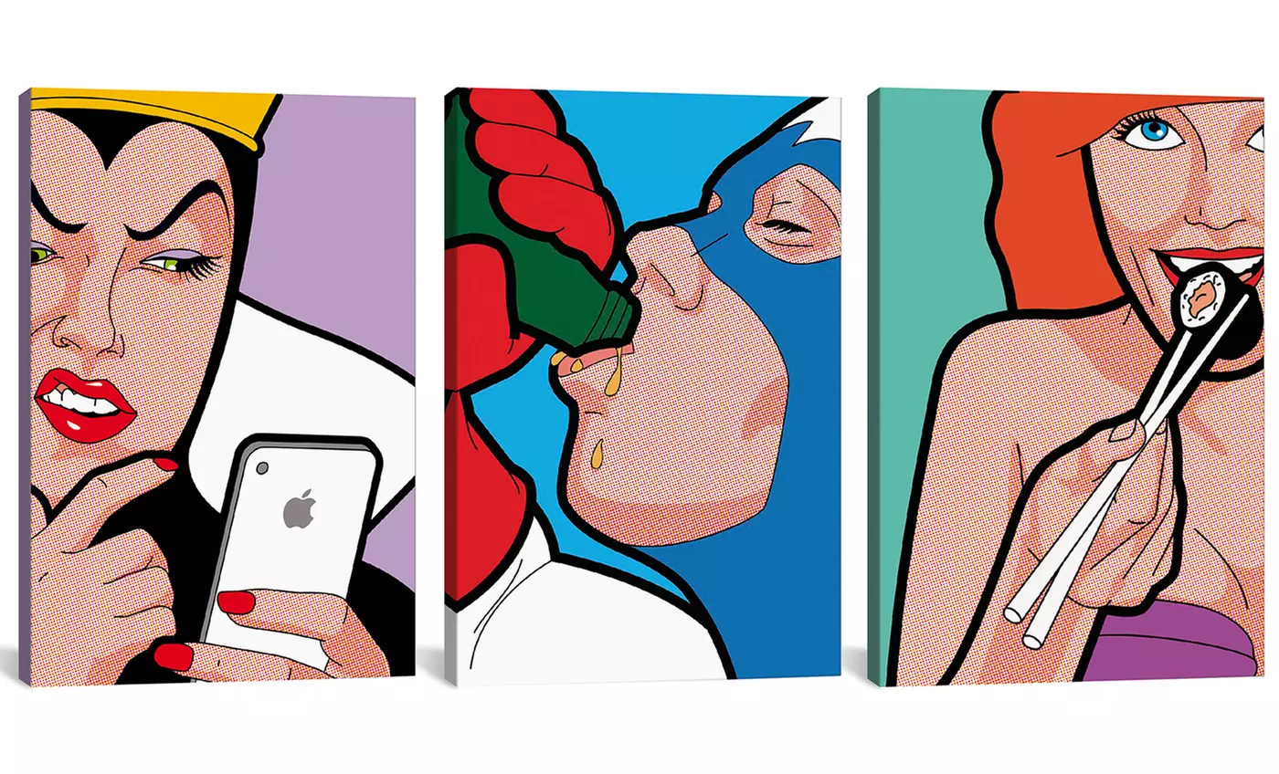 Secret Life of Superheroes Gallery-Wrapped Canvas Prints from $44.99-$89.99 - Primary Image