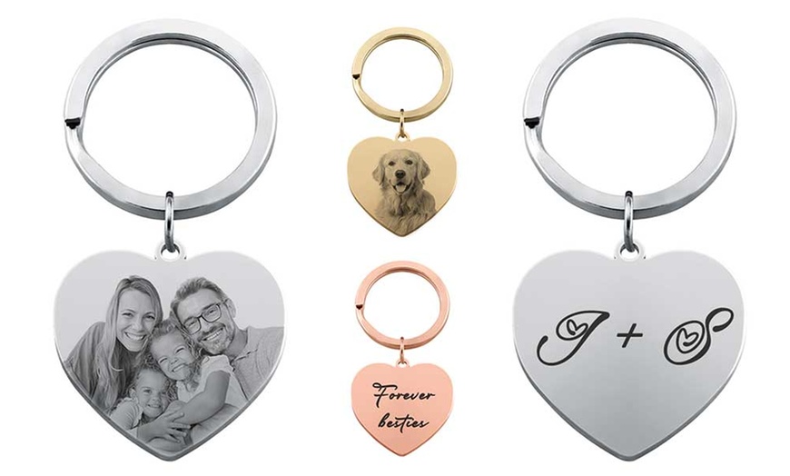 Image 9: One or Two Family Keychains from Justyling