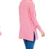Image 19: Riah Fashion Women's Brushed Thermal Waffle Tunic Top