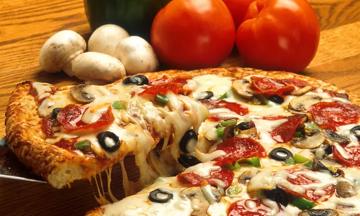 Pizza-and-Wings Combo with Drinks for Two or Four at Time Out Cafe (Up to 33% Off) - Primary Image