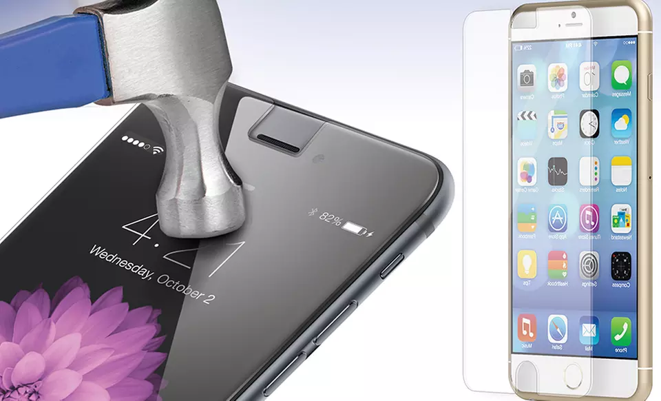 Aduro Shatterguardz Tempered-Glass Screen Protector for iPhone 6 and iPhone 6 Plus - Primary Image