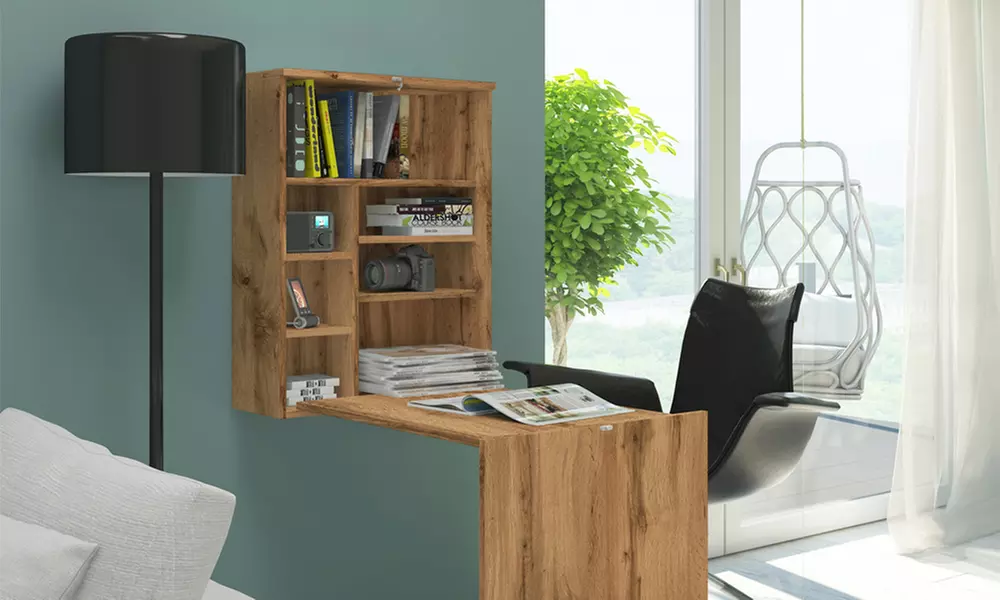 Bureau mural relevable, livraison offerte - Primary Image