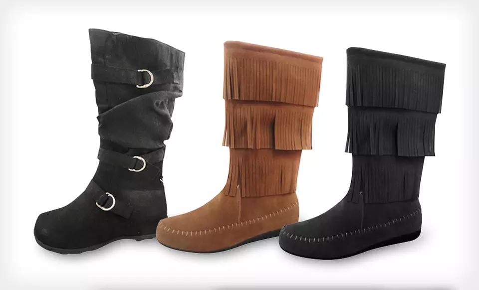 $29 for Carrini Vegan-Suede Boots (Up to $70 List Price). Multiple Styles and Sizes Available. Free Shipping. - Primary Image