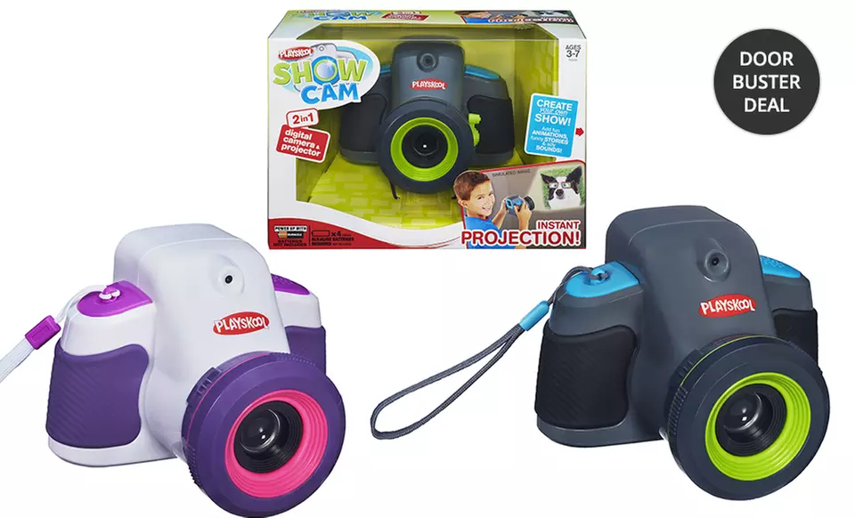 Playskool Showcam Digital Camera and Projector in Gray or Pink. Free Returns. - Primary Image