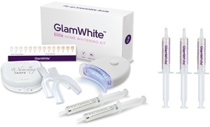 GlamWhite Whitening Kit Elite with Refills or Tooth Whitening Pen 