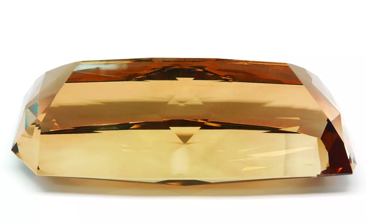 One-of-a-Kind GIA-Certified 9377.00 CTW Genuine Topaz Stone - Second Medium