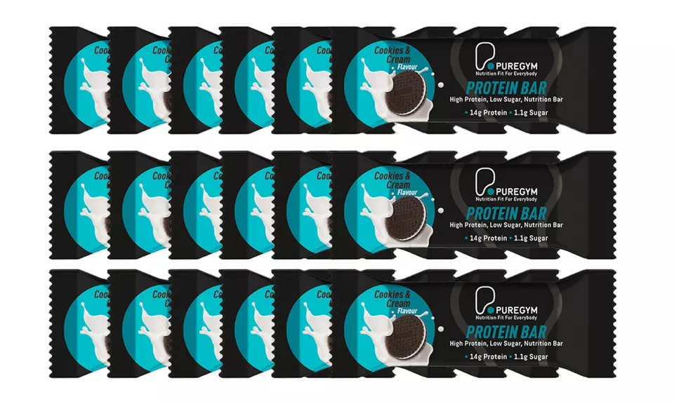 Lot de 18 ou 36 barres de protéine Puregym - Second Medium