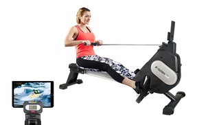 15-Level Adjustable Resistance Magnetic Rowing Machine