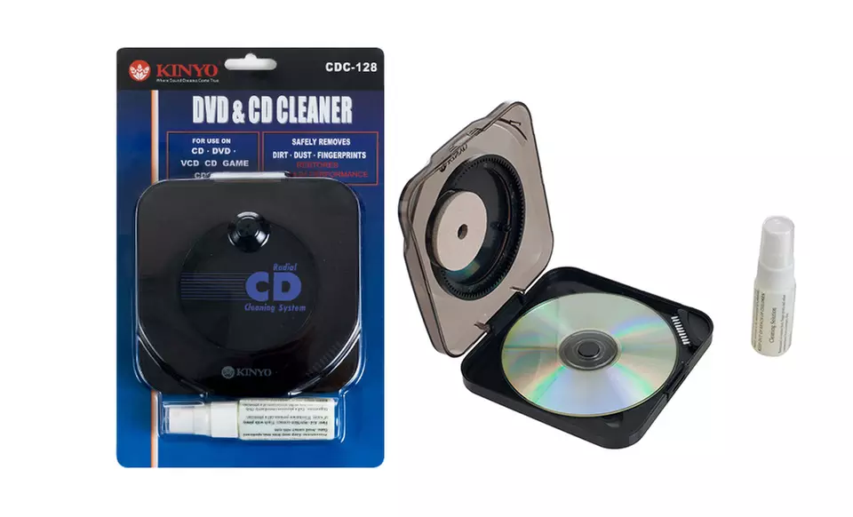 Kinyo Radial DVD/CD Cleaning System - Primary Image