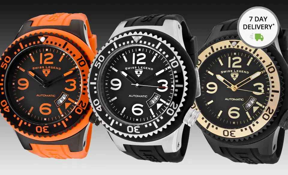 Swiss Legend Neptune Automatic Watches. Multiple Colors Available. Free Shipping and Returns. - Primary Image