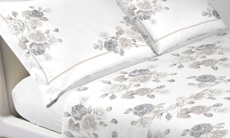 Completo lenzuola in cotone, disponibili in 5 dimensioni e fantasie e vari colori