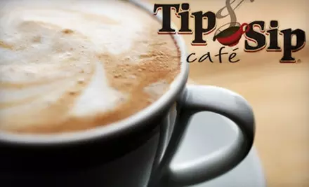 $5 for $10 Worth of Comfort Food and Drinks at Tip and Sip Café - Primary Image