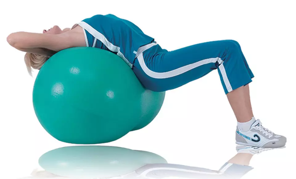 Sivan Health and Fitness Green Peanut Yoga Ball - Primary Image